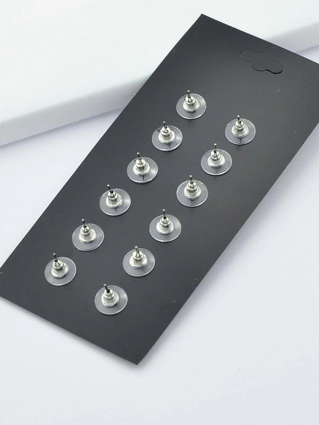 6 Pairs Designer Traditional Antique Silver Geometric Turquoise Stud Earrings-1